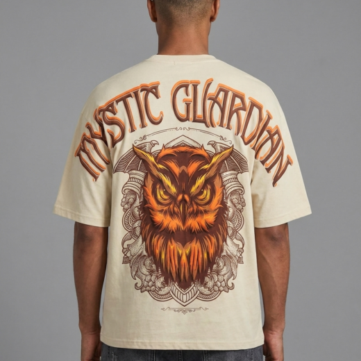Mystic Guardian Puffed 3D Print Tshirt